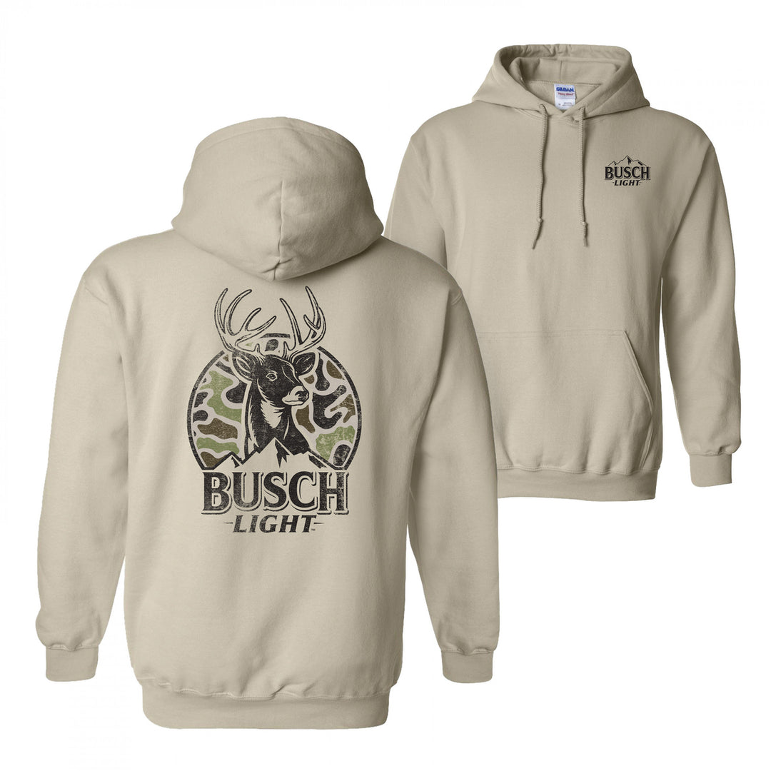 Busch Light Deer Hunting Camo Logo Hoodie Image 1