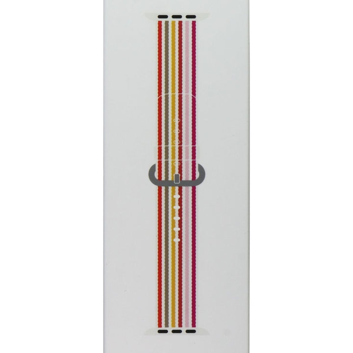 Apple 38mm Woven Nylon Band for 38mm and 40mm Apple Watches - Pink Stripe Image 3