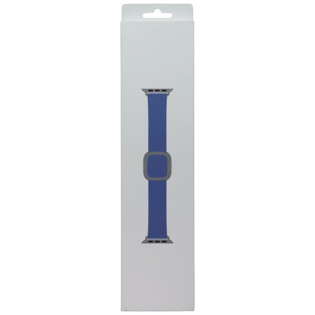 Apple (40mm) Leather Band w/ Modern Buckle for Apple Watch - Cornflower - Small Image 1