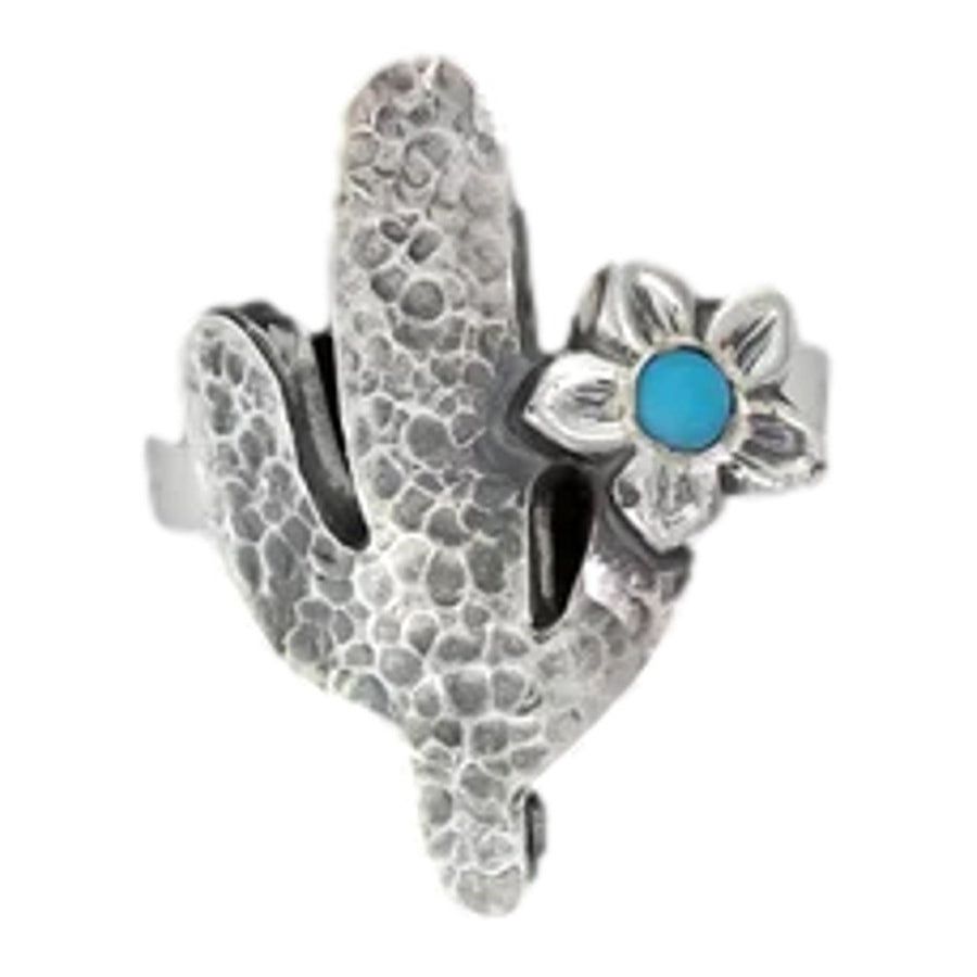 Vogt Silversmiths Western Ring Womens The Floralita Cactus 027-2202 Image 1