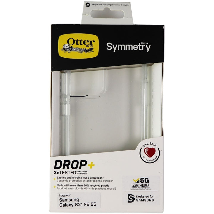 OtterBox Symmetry Series Case for Samsung Galaxy S21 FE 5G Smartphone - Clear Image 4