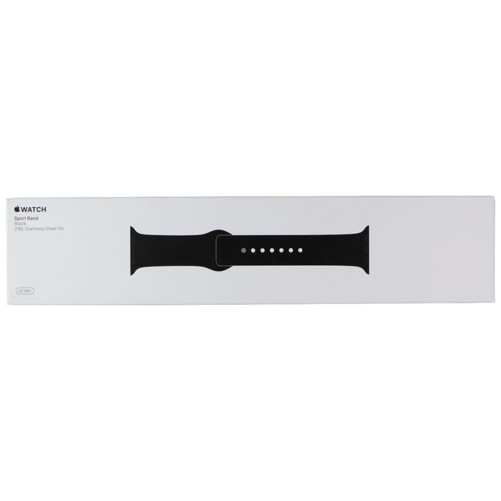 Apple 42mm Sport Band for Apple Watch 45/44/42mm - Black / Full Set Image 1