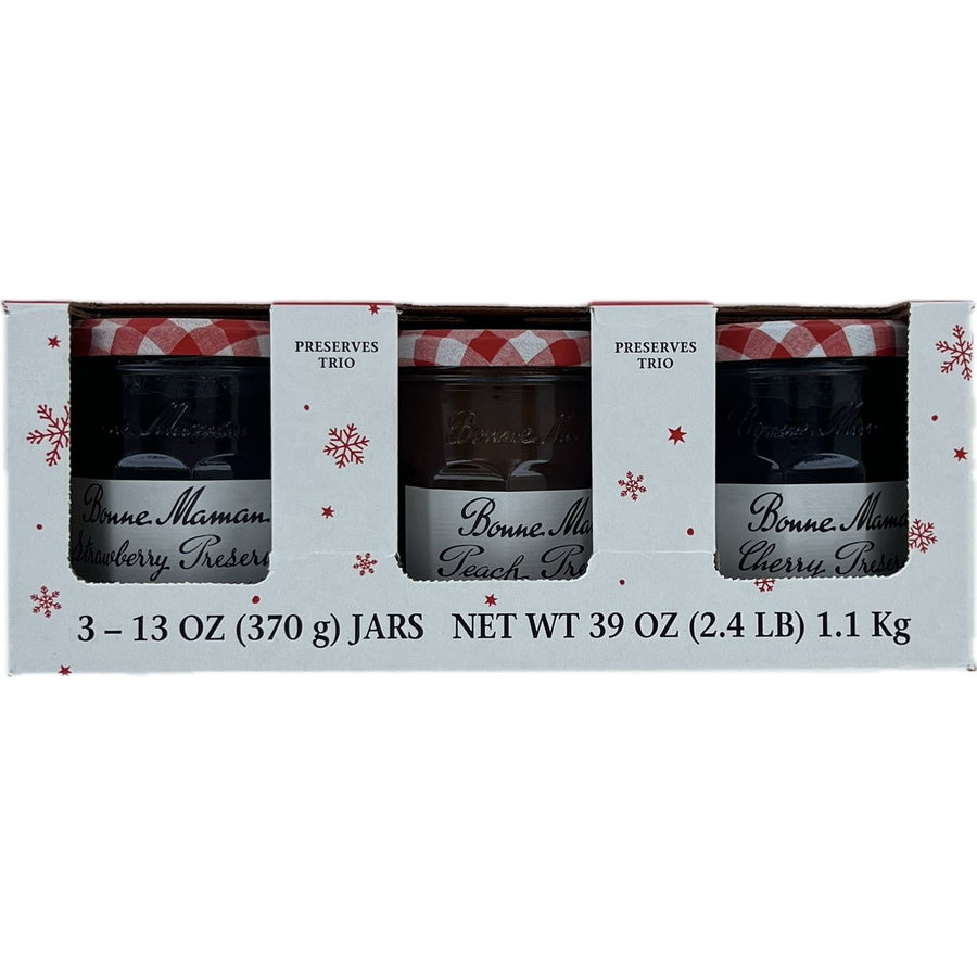 Bonne Maman Preserves Trio Variety 13 Ounce (Pack of 3) Image 1