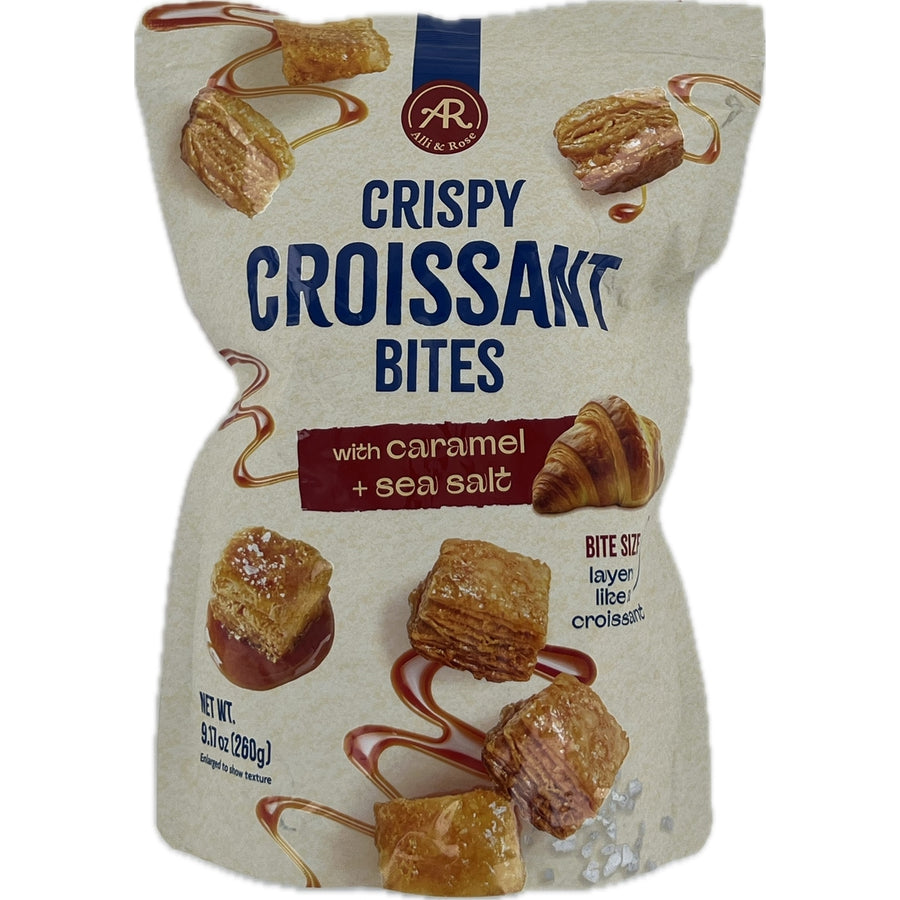 Alli and Rose Crispy Croissant Bites with Caramel and Sea Salt 9.17 Ounce Image 1