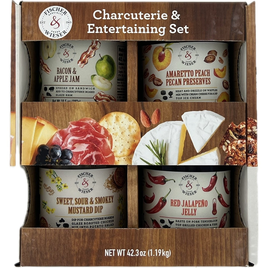 Fischer and Wieser Charcuterie and Entertaining Set 4 Count (42.3 Ounce) Image 1