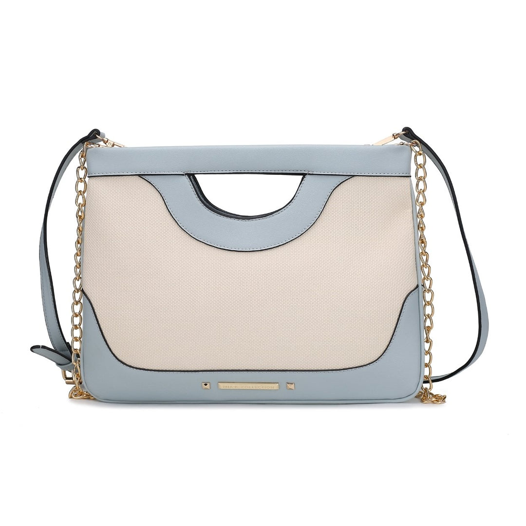 MKFCollection Eliza Crossbody Bag - Vegan Leather Designer Handbag Image 2