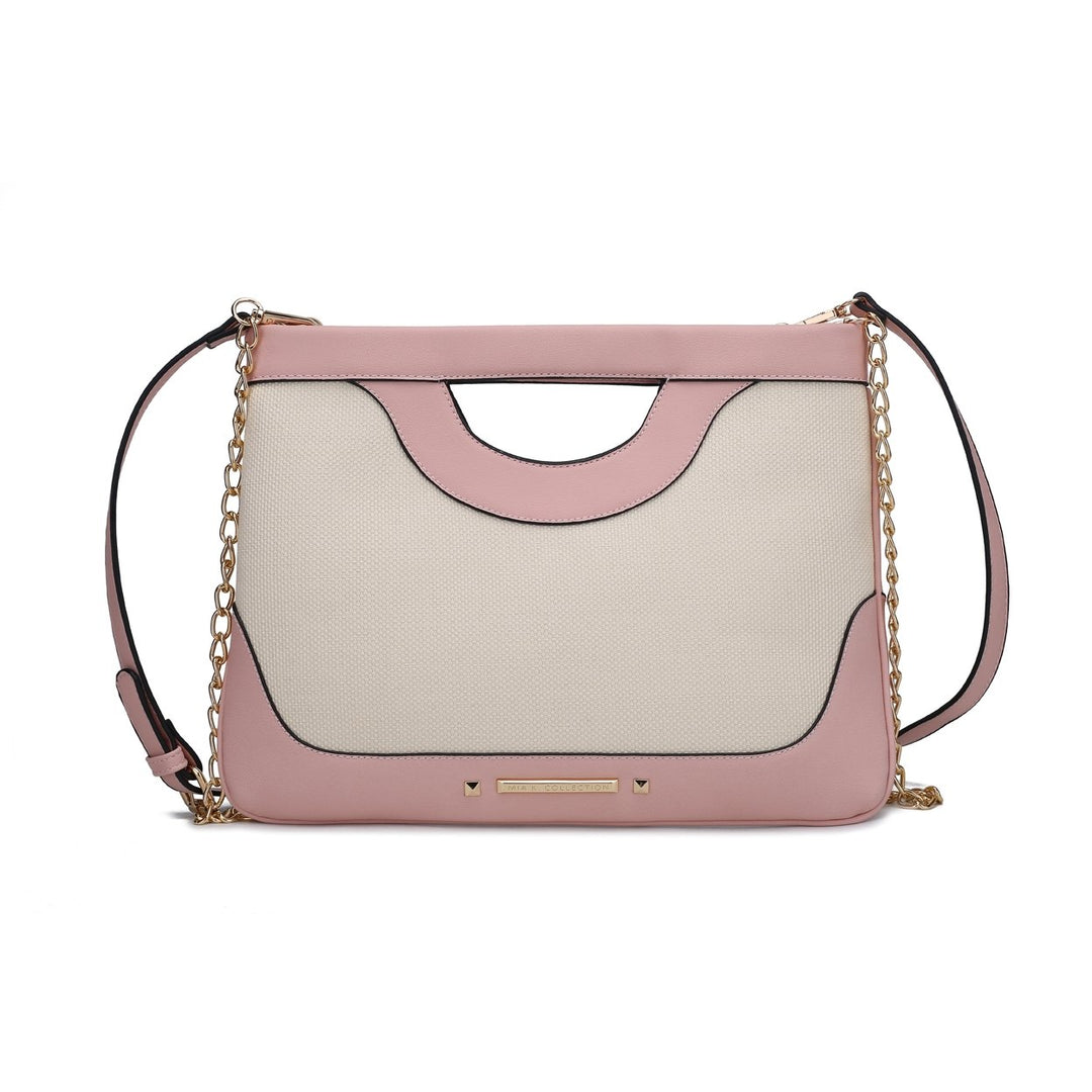 MKFCollection Eliza Crossbody Bag - Vegan Leather Designer Handbag Image 4