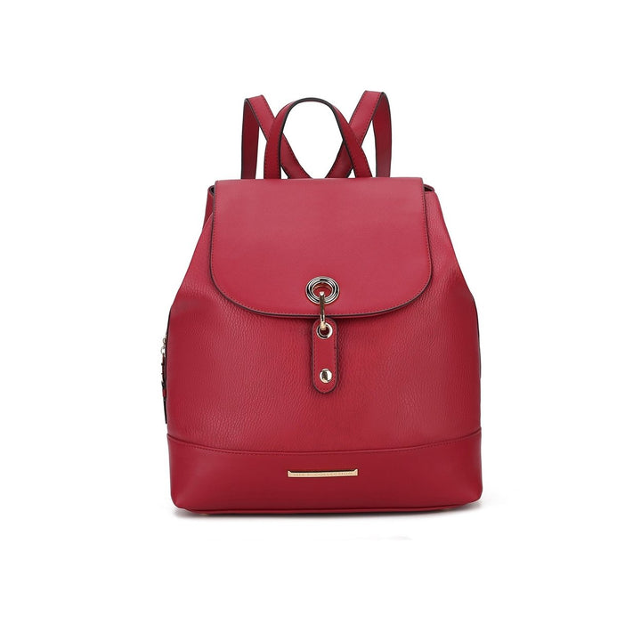 MKFCollection Laura Backpack - Vegan Leather Designer Handbag Image 1