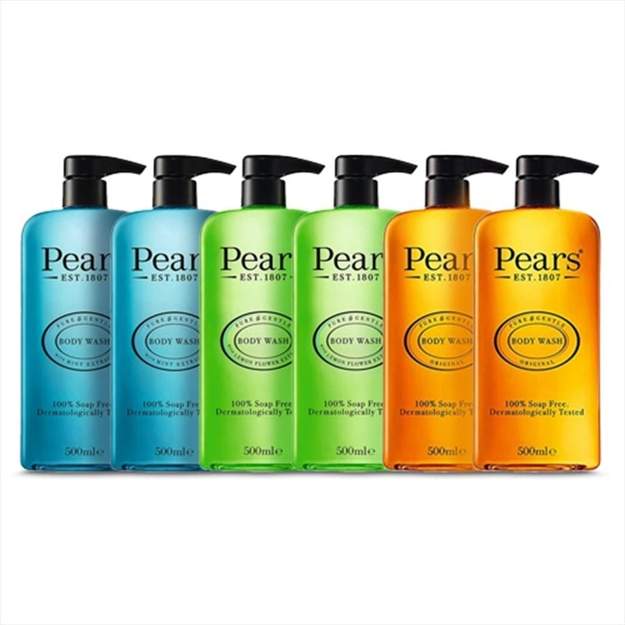 6-Pack: Pears Body Wash Set-500ml Image 1