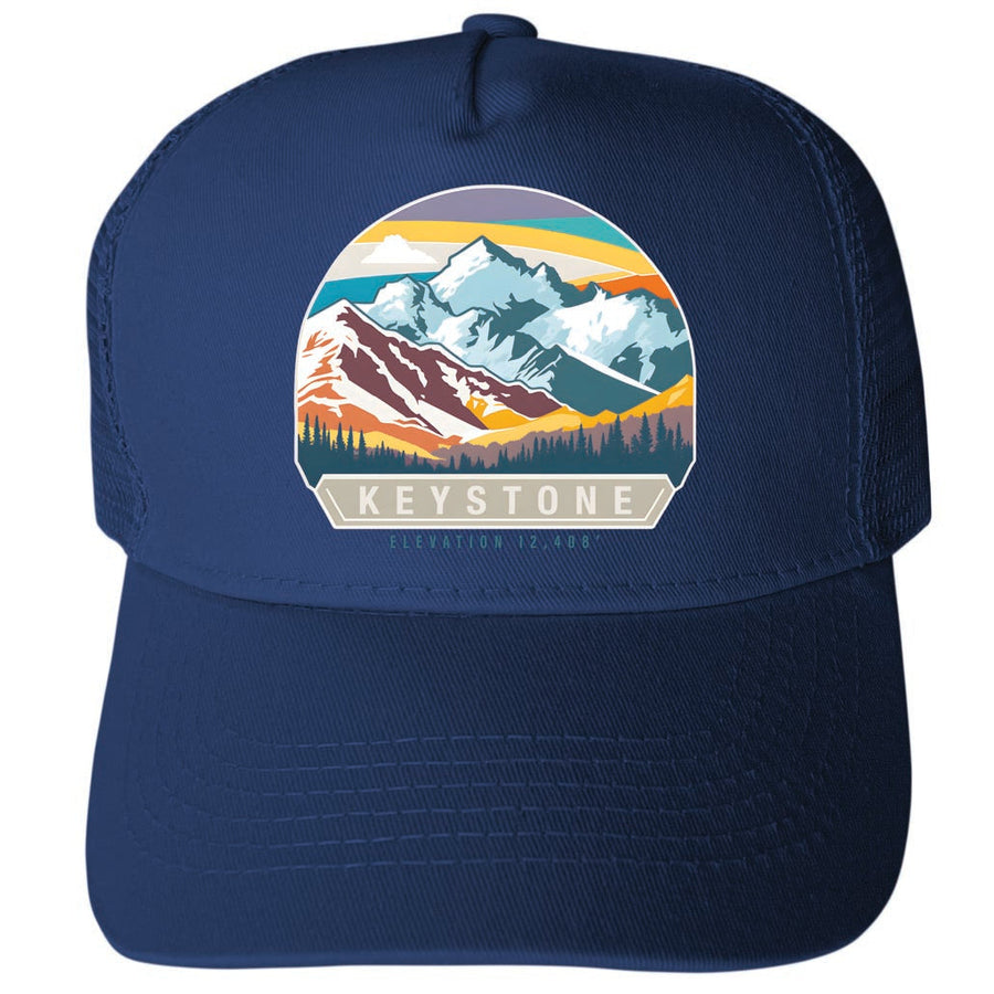 Keystone Colorado Design C Unisex Mesh Back Trucker Hat with Adjustable Snapback Image 1