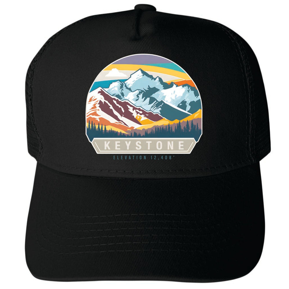 Keystone Colorado Design C Unisex Mesh Back Trucker Hat with Adjustable Snapback Image 2