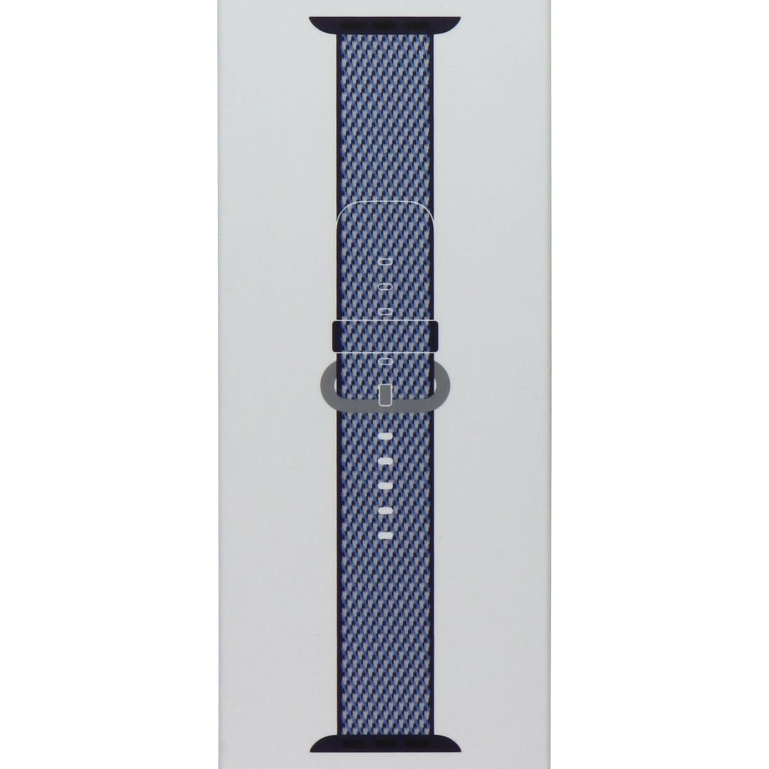 Apple (38mm) Watch Woven Nylon Band for Apple Watch 41/40/38mm - Midnight Blue Image 3