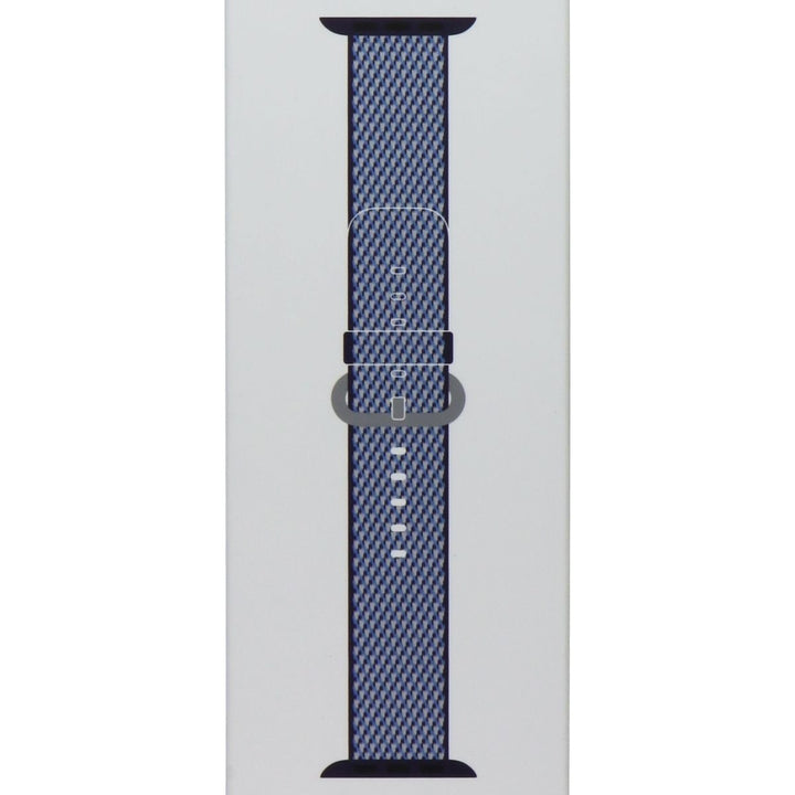 Apple (38mm) Watch Woven Nylon Band for Apple Watch 41/40/38mm - Midnight Blue Image 3