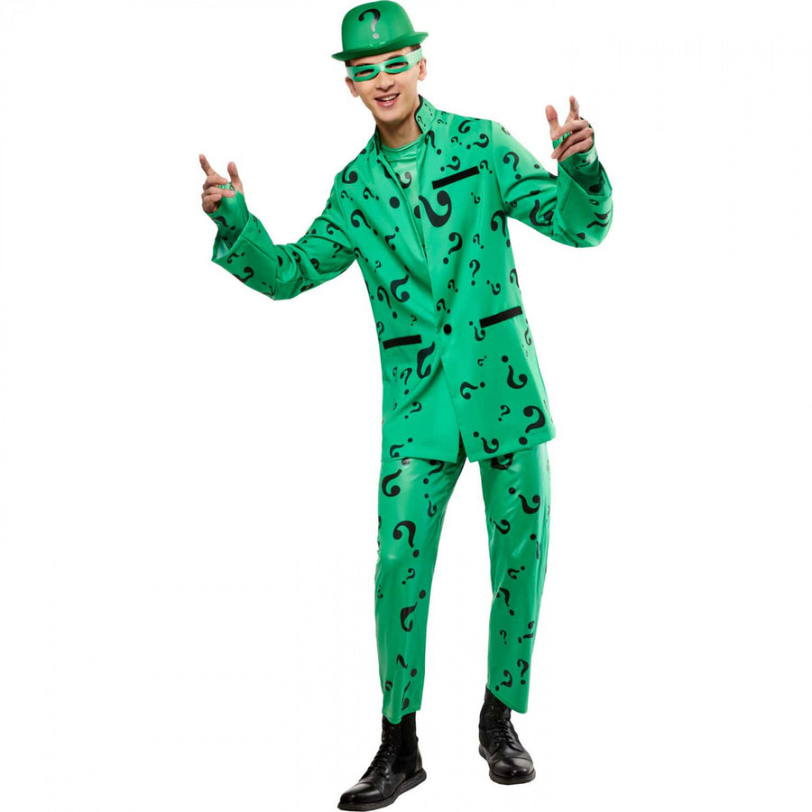 Riddler Batman Forever Deluxe replacedstart adult costume replacedfinish Image 1