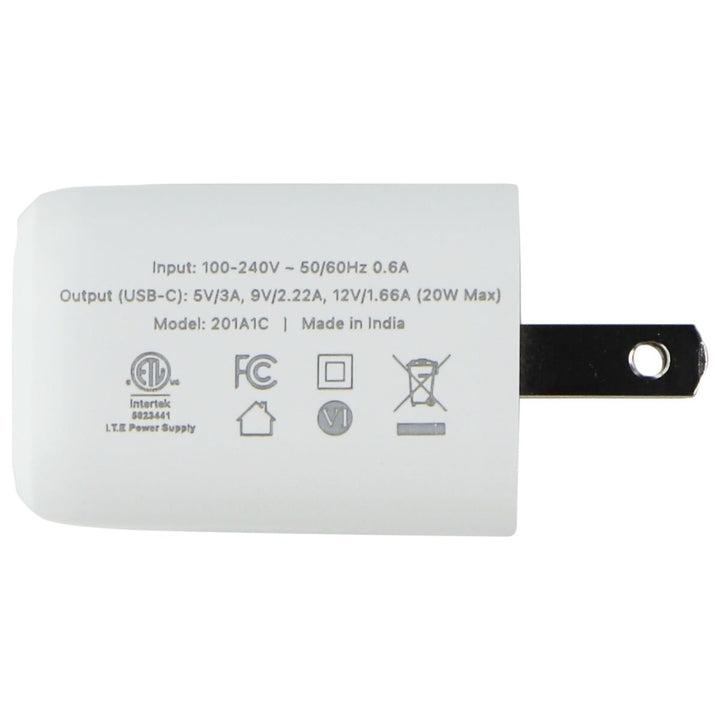 S. Simple Travel Kit USB-C On-The-Go Car and Wall Chargers - White Image 6