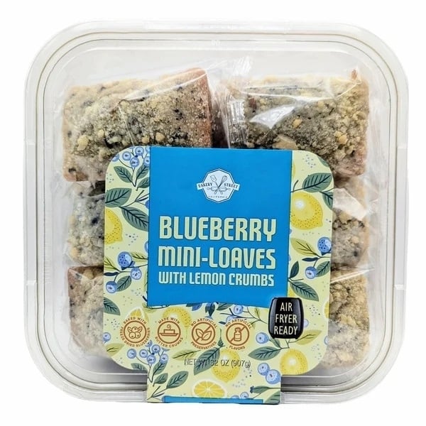 Bakery Street Blueberry Mini-Loaves with Lemon Crumbs 32 Ounce Image 1