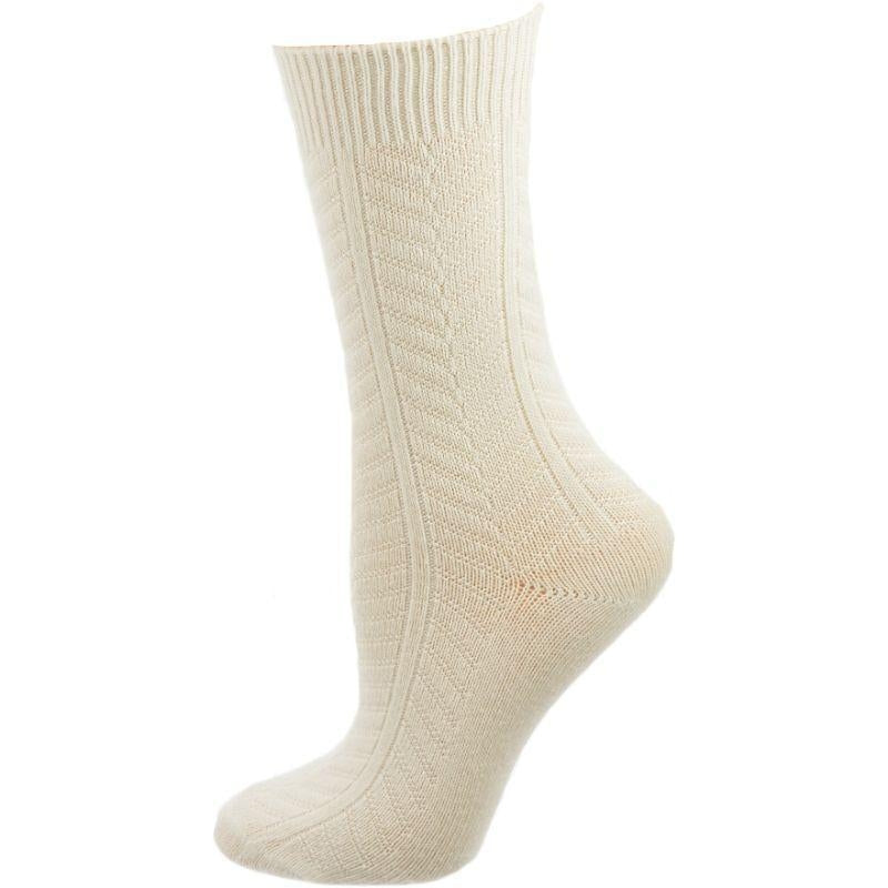 Chevron Pattern Medium Weight Bamboo Crew Socks 3 Pair Pack Image 10