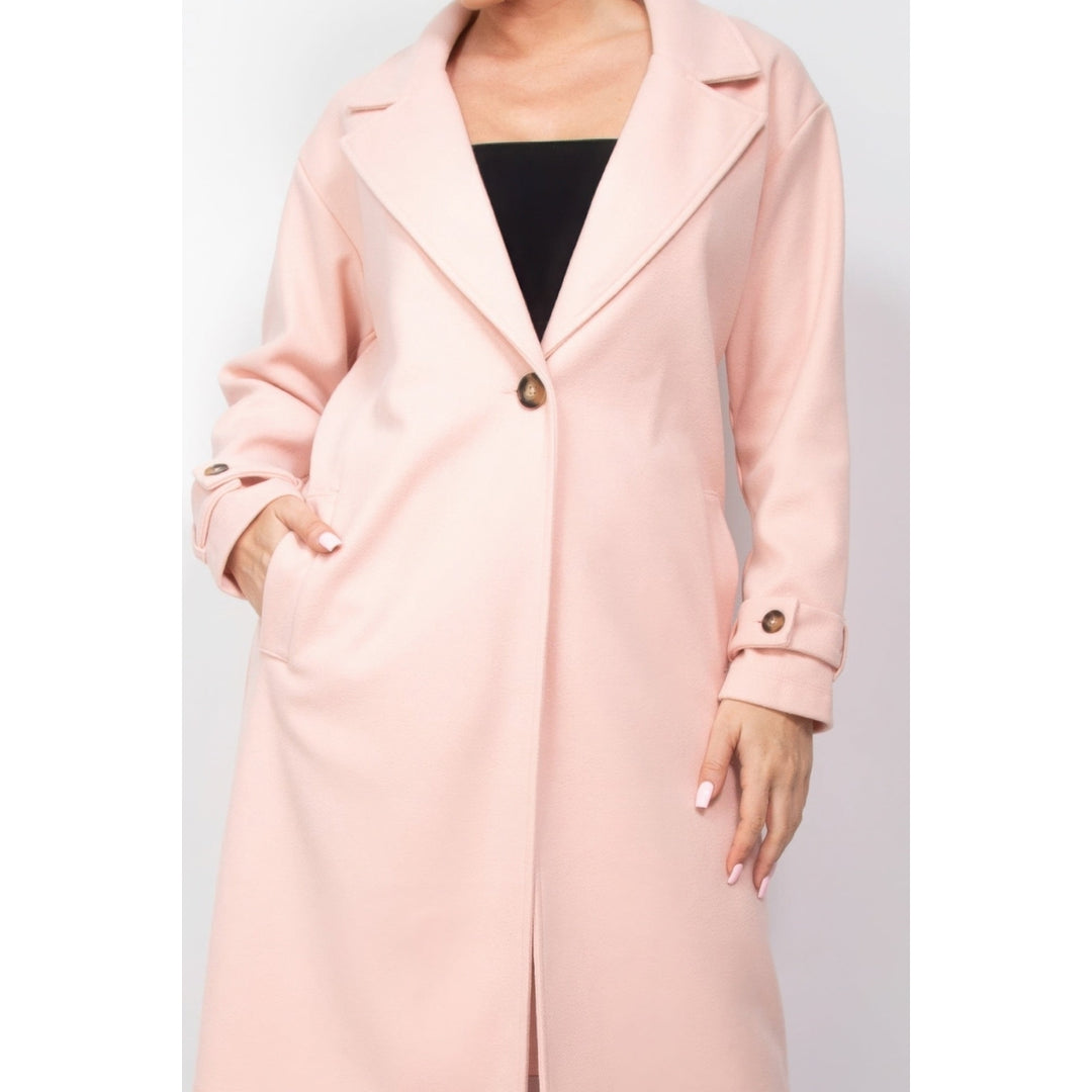 Collar pocketed coat Image 3