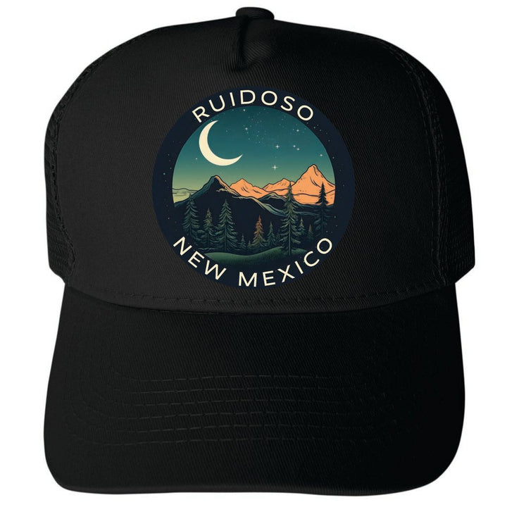 Ruidoso Mexico Design A Unisex Mesh Back Trucker Hat with Adjustable Snapback Image 4