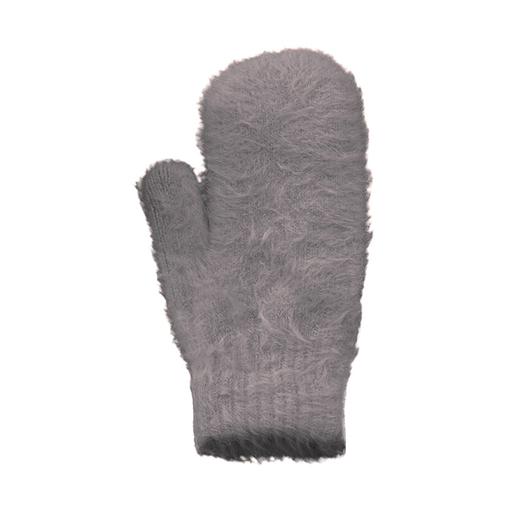 1-Pair Womens Plush Heated Faux faux Mittens Soft and Cozy Winter Wear Image 8