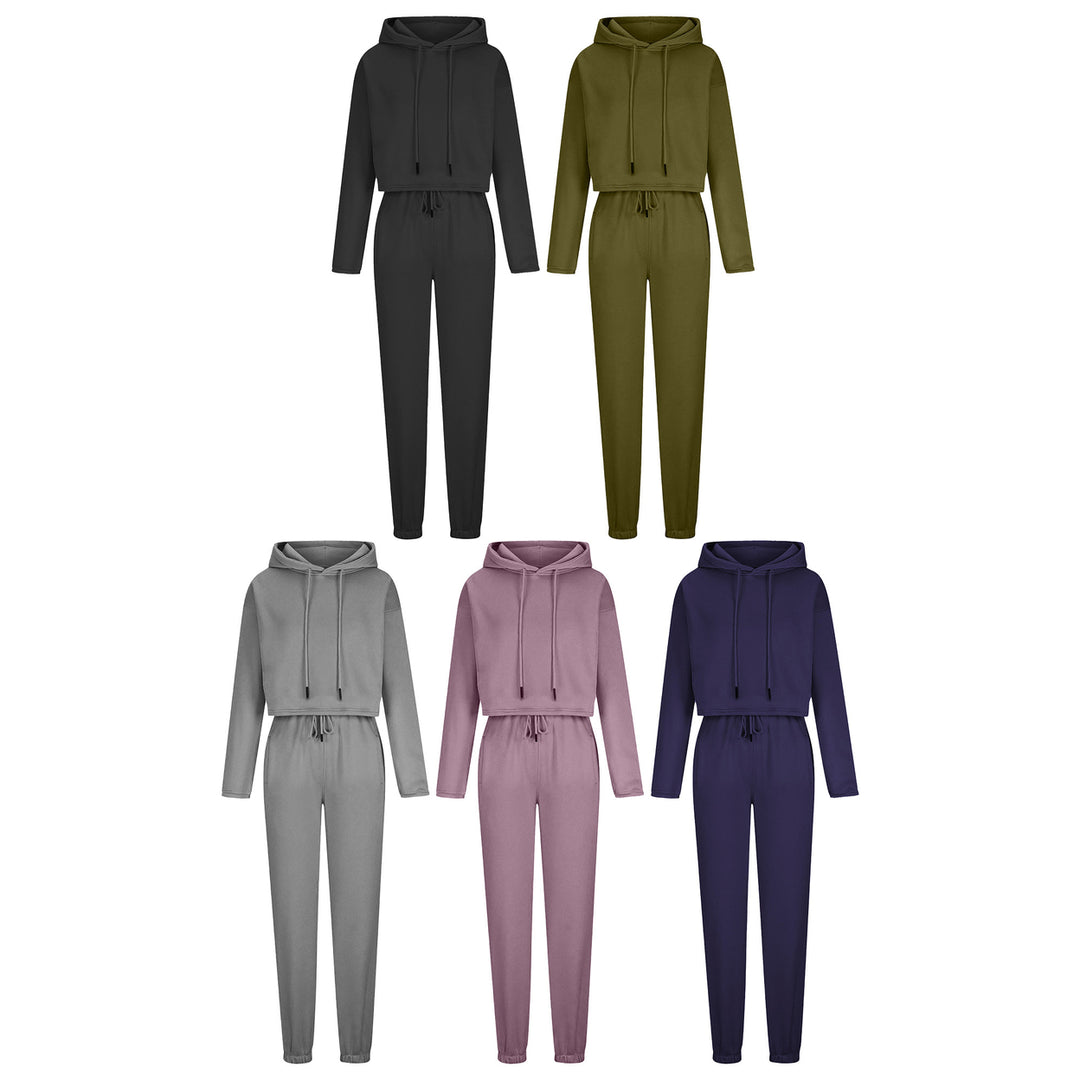 4-Piece Womens Soft Cozy and Warm Pullover Fleece Set for Loungewear and Cold Weather Image 4