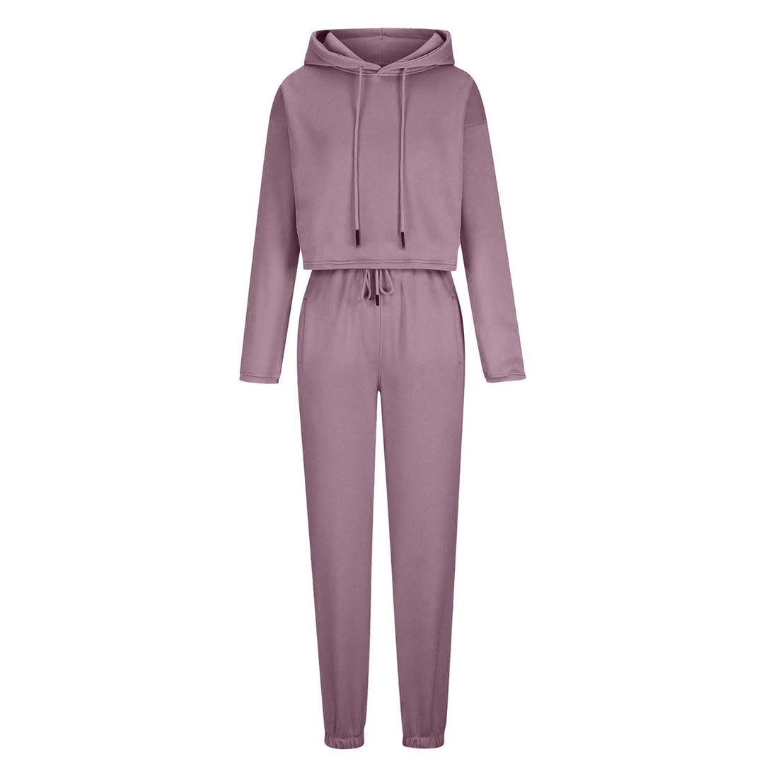 2-Piece Womens Soft Cozy and Warm Pullover Fleece Set for Loungewear and Cold Weather Image 8