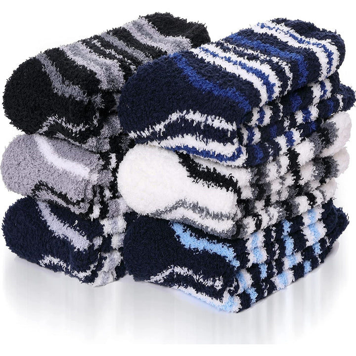 3-Pair Womens Fuzzy Socks Cozy Comfy and Warm for Cold Weather and Relaxation Image 8