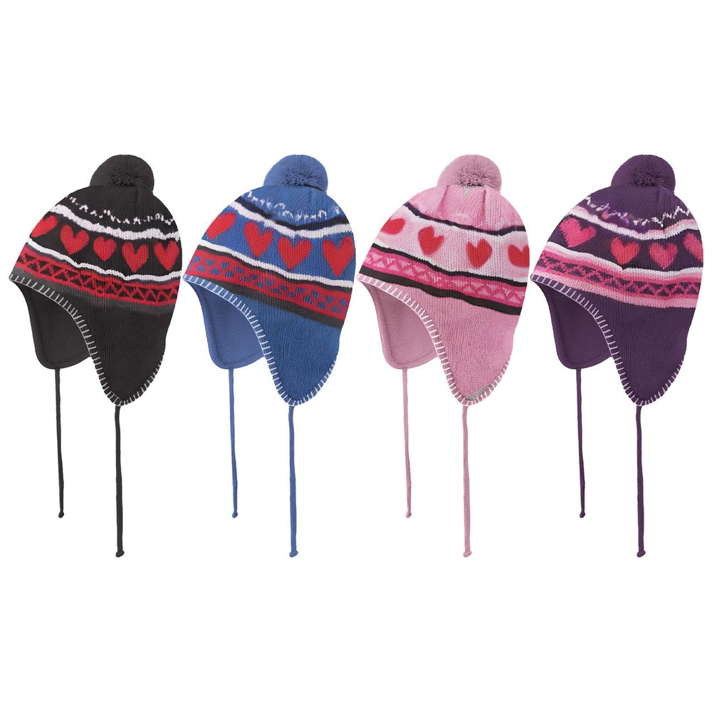 3-Piece Womens Ultra-Soft Winter Warm Cozy Comfy Earflap Beanie Hat Image 2