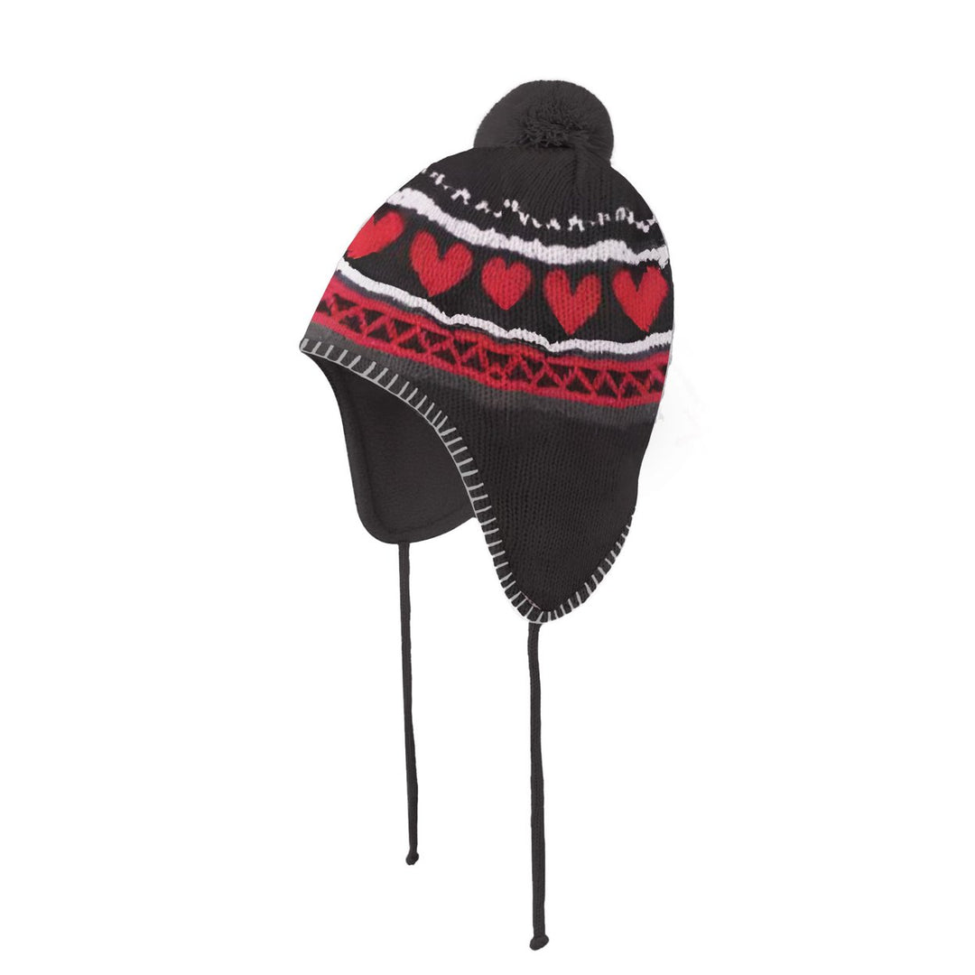 3-Piece Womens Ultra-Soft Winter Warm Cozy Comfy Earflap Beanie Hat Image 8