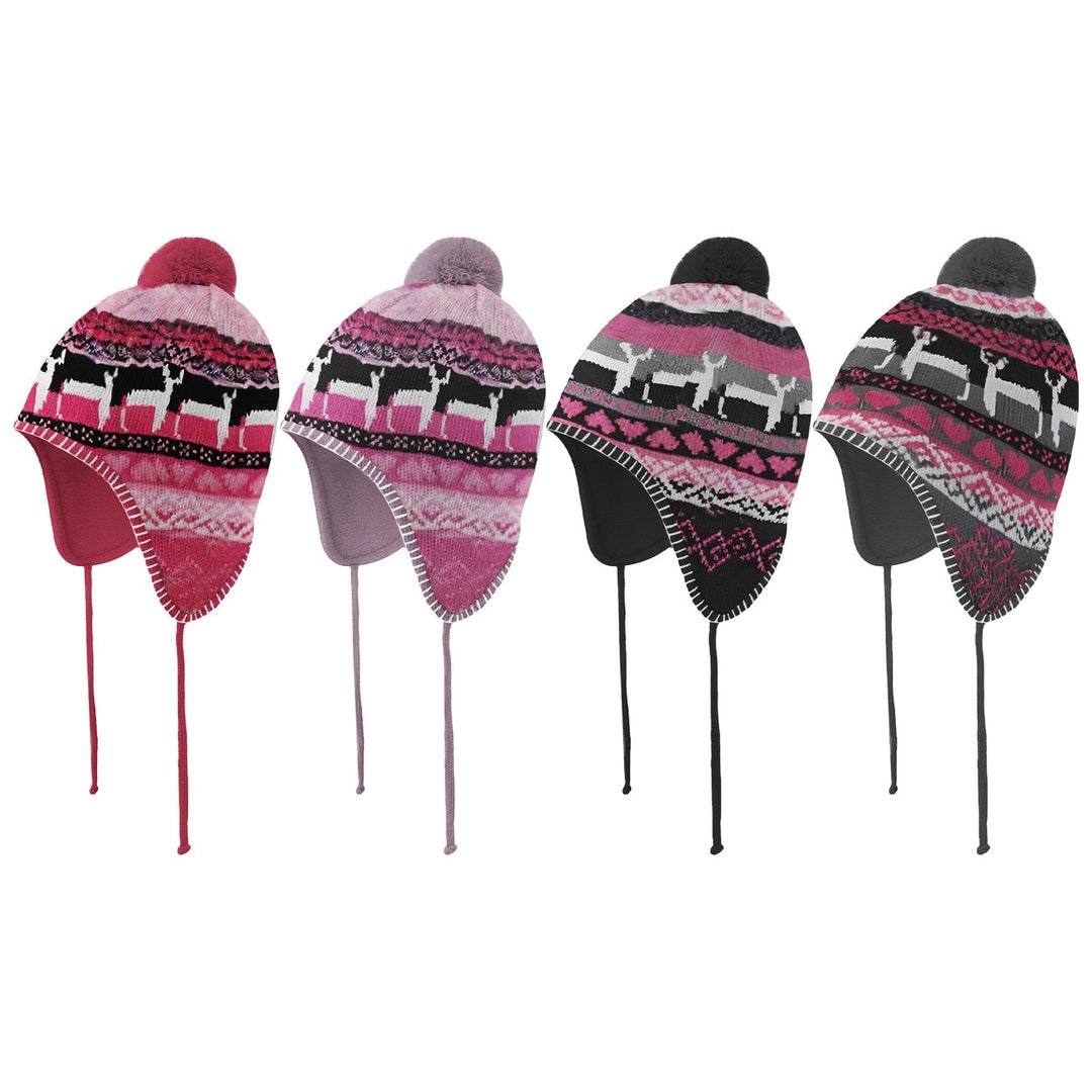 3-Piece Womens Ultra-Soft Winter Warm Cozy Comfy Earflap Beanie Hat Image 12