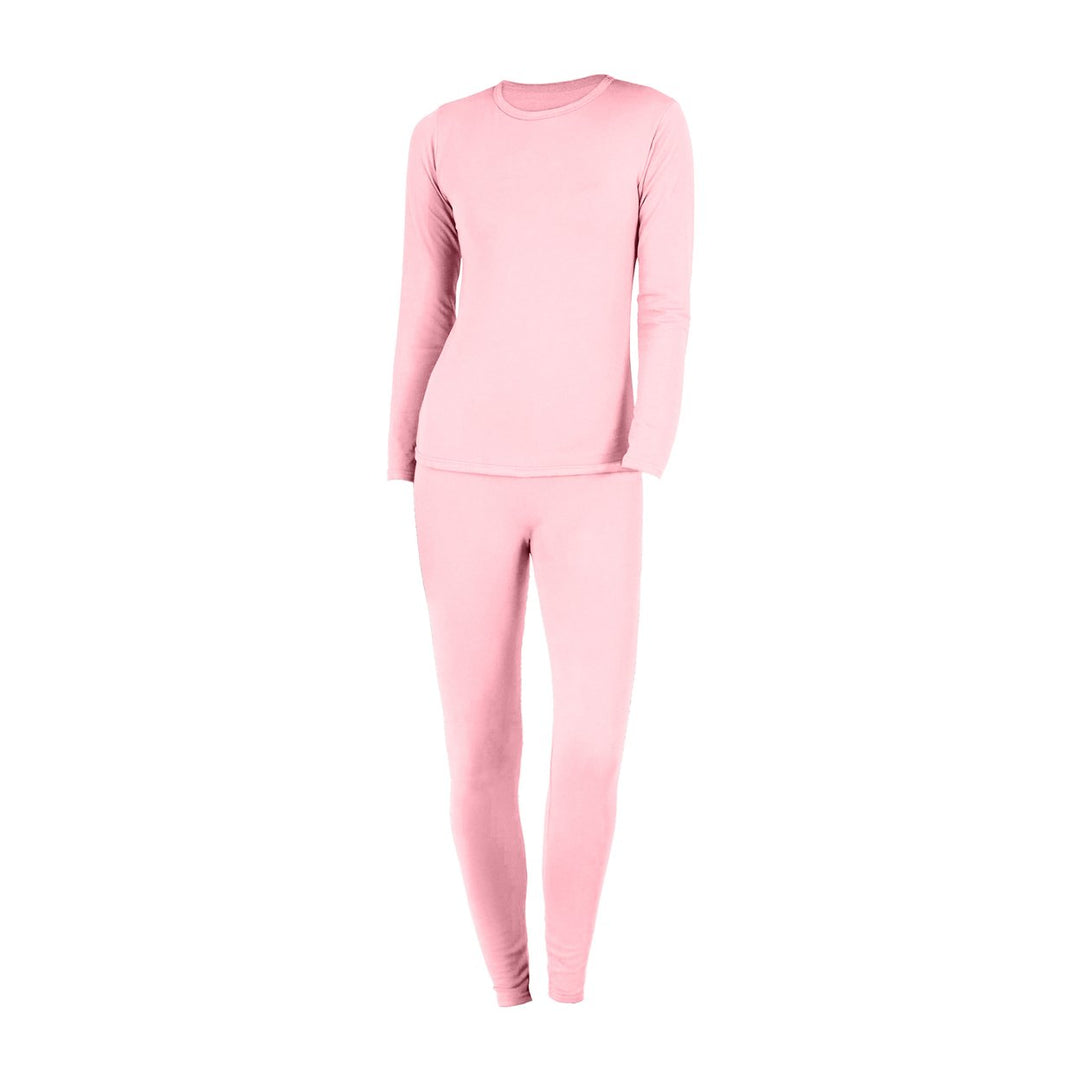 2-Piece Womens Soft Cozy and Warm Microfiber Fleece Thermal Set Perfect for Layering Image 7