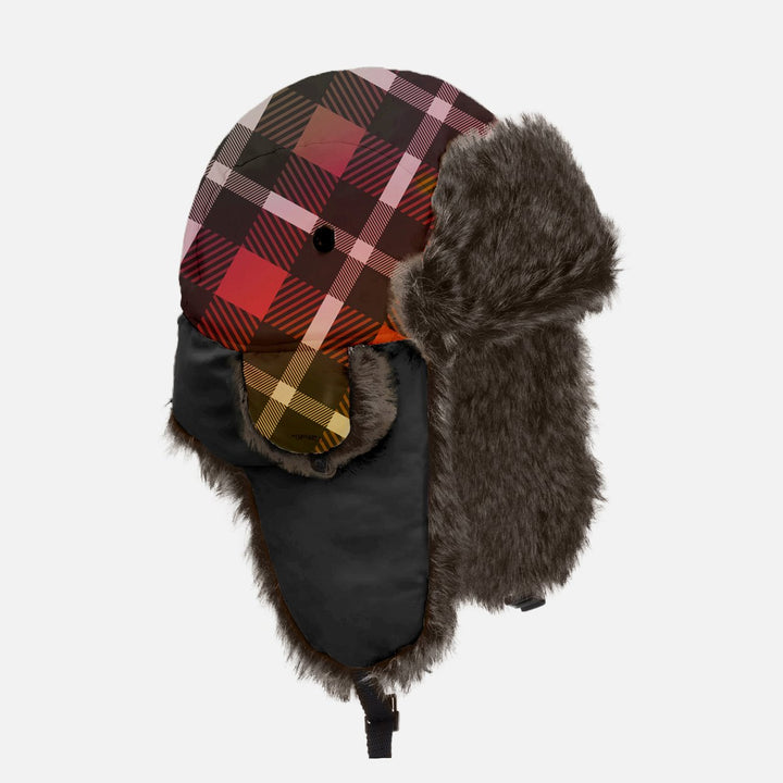 1-Piece Mens Winter Warm Stylish Faux faux Lining Russian Trapper Hat Image 4