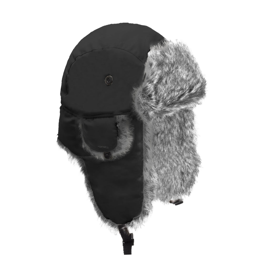 3-Piece Mens Winter Warm Stylish Faux faux Lining Russian Trapper Hat Image 2