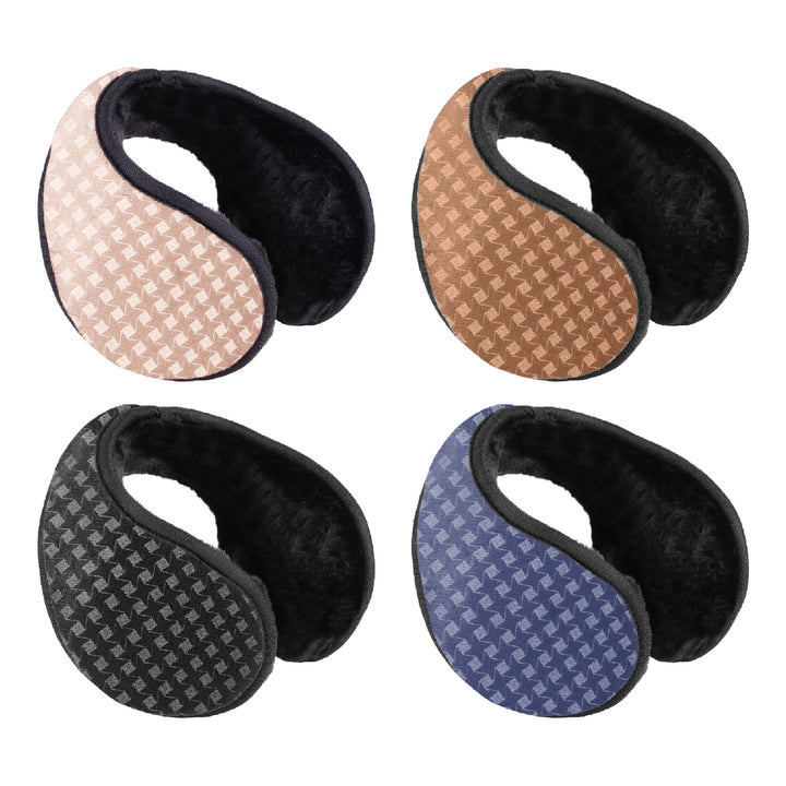 3-Piece Mens Winter Warm Cozy Comfortable Plush Ear Muffs for Cold Weather Image 6