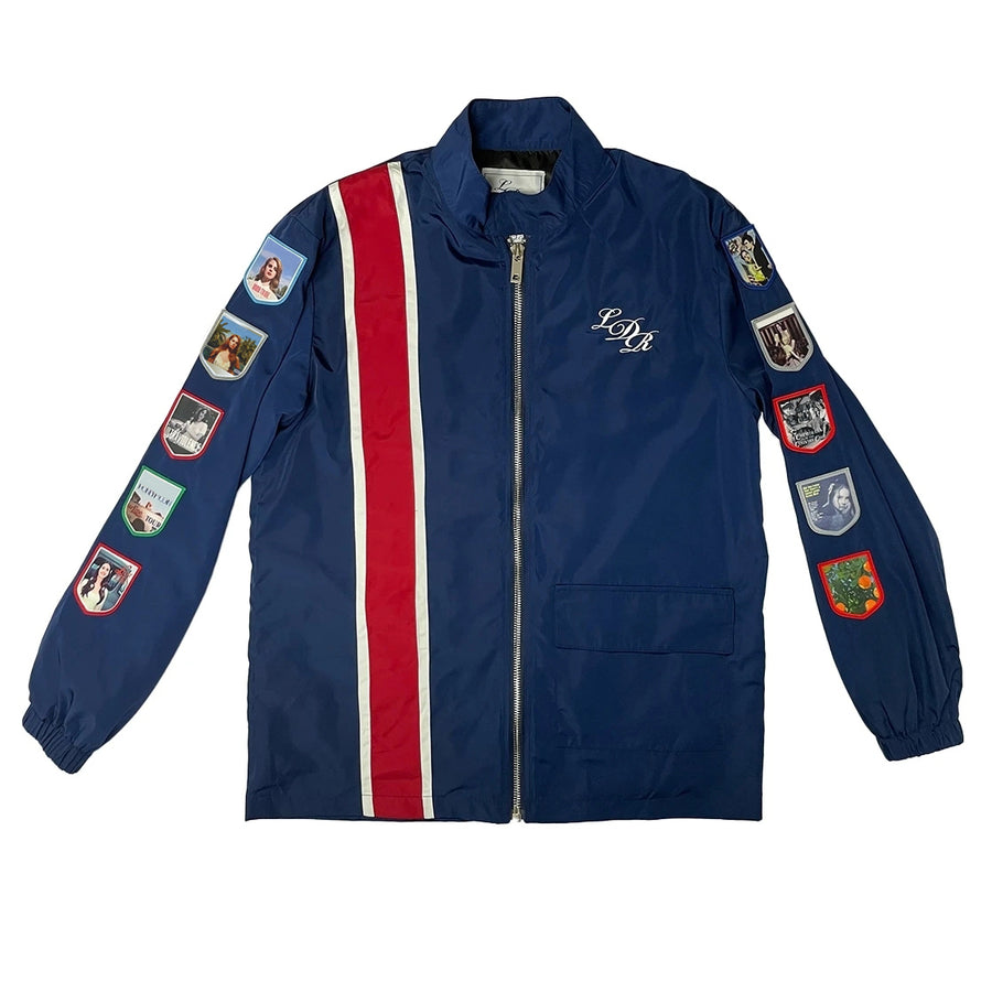 Racing Jacket With Patches Commemorative LDR Racer Jackets In Navy Image 1