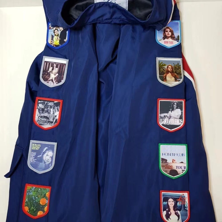 Racing Jacket With Patches Commemorative LDR Racer Jackets In Navy Image 3