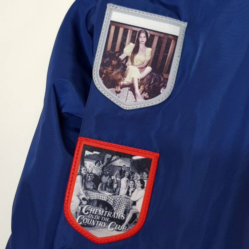 Racing Jacket With Patches Commemorative LDR Racer Jackets In Navy Image 4