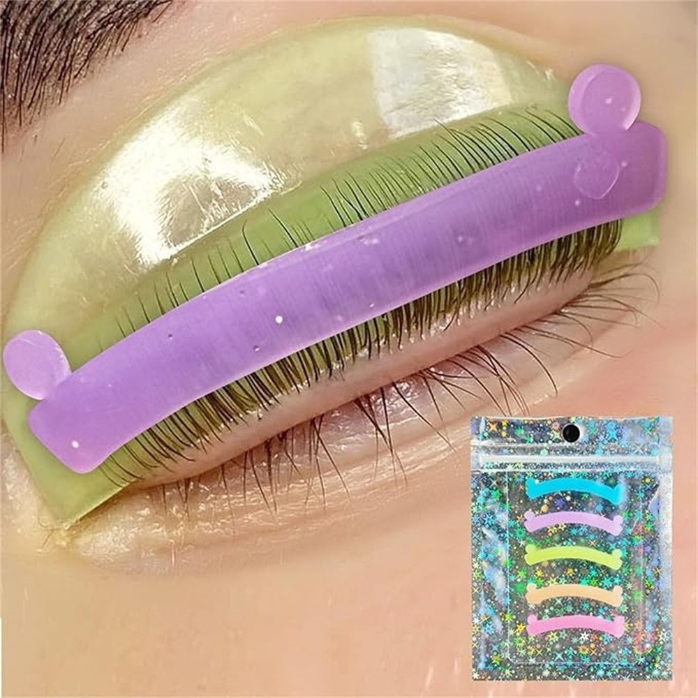 Libeauty 5 Colors Silicone Eyelash Rods Ribbon Soft Colorful Lash Lift Ribbon Perm Multi-Functional Eyelash Lifting Image 1