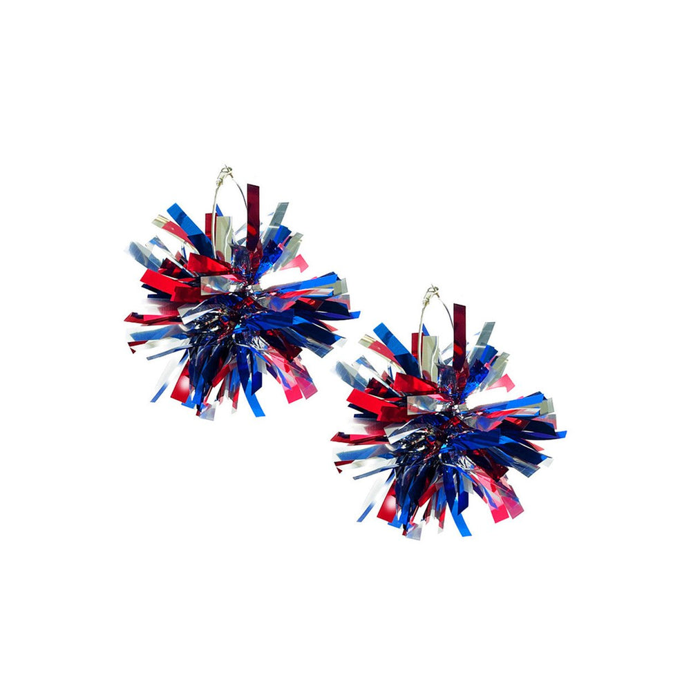 Celebration Tinsel Earrings Image 2