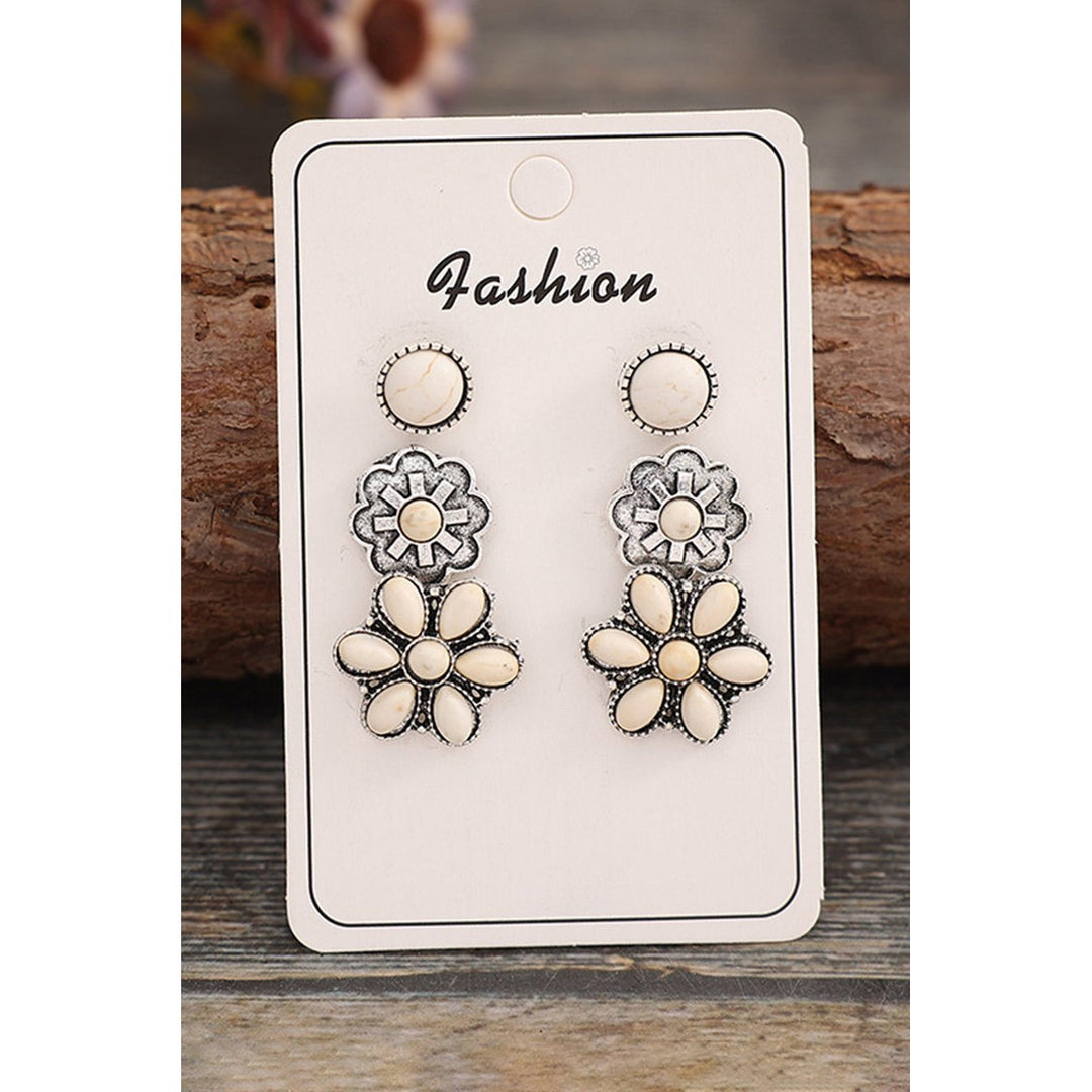 3 Piece Set Western Stud Earrings Image 2