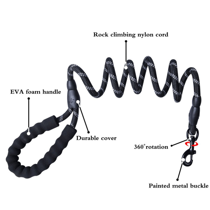 5FT Rope Leash w/ Comfort Handle Image 3