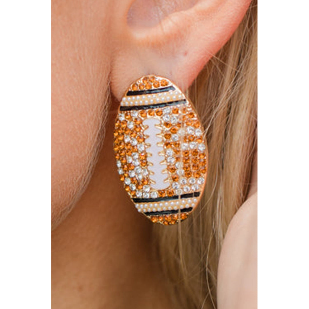 Football Game Day Stud Earrings Image 2