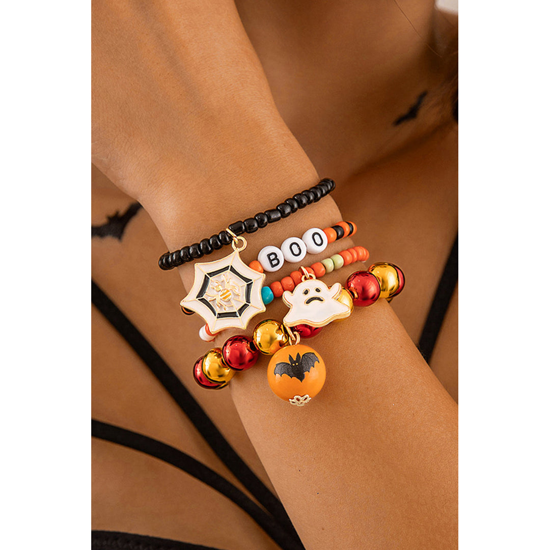 Halloween Beaded Bracelet Image 1