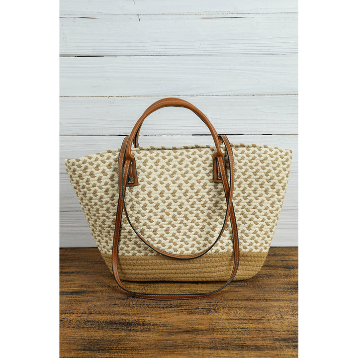 Jaylani Woven Tote Bag Image 1