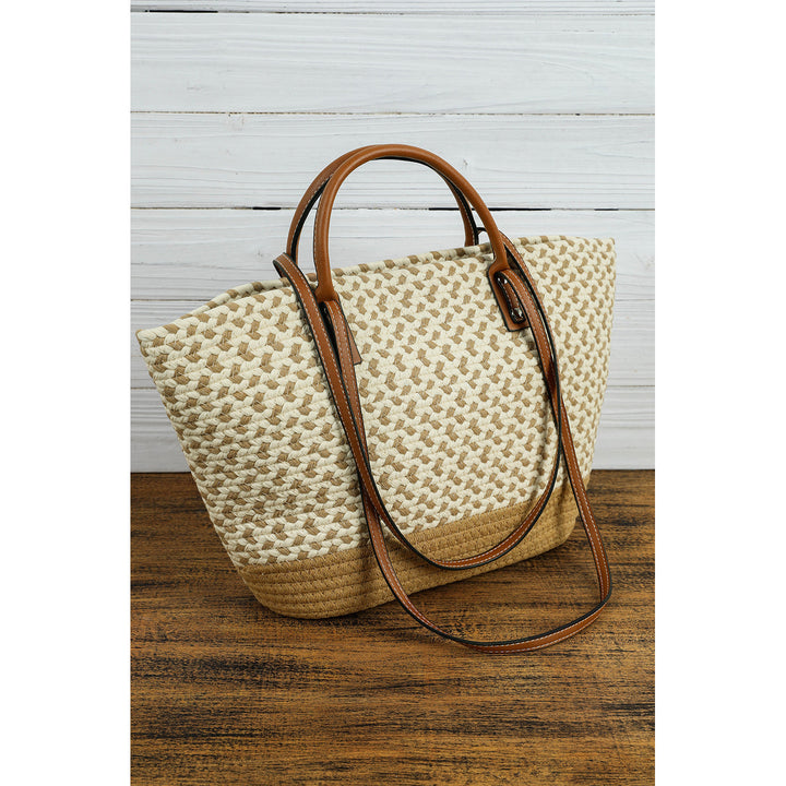 Jaylani Woven Tote Bag Image 2