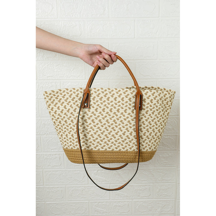 Jaylani Woven Tote Bag Image 4