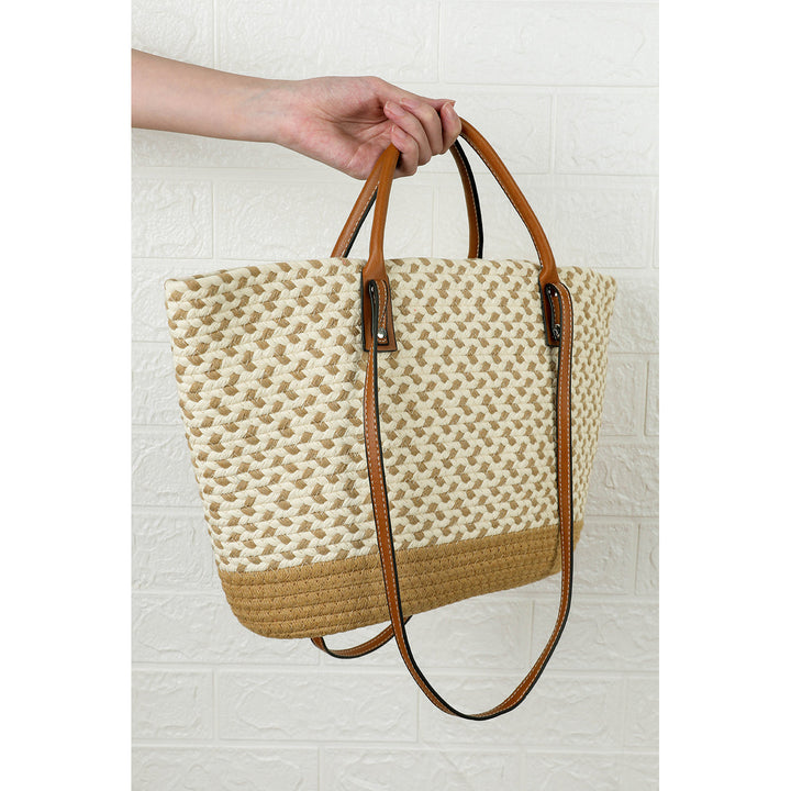 Jaylani Woven Tote Bag Image 4