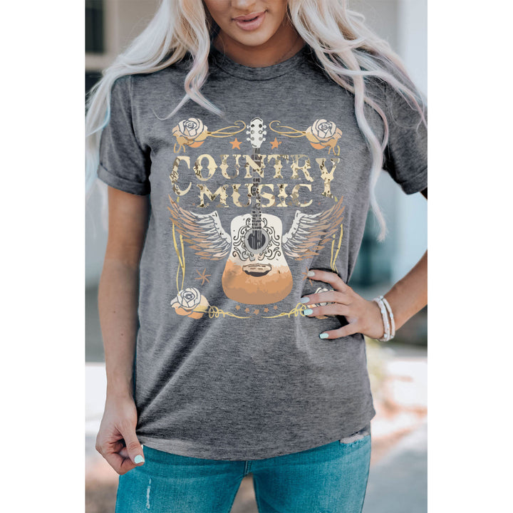 COUNTRY MUSIC Guitar Tee Image 4