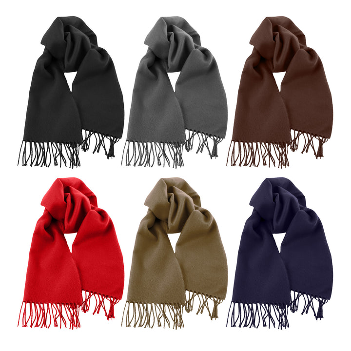 4-Piece: Women s Winter Warm Ultra- Soft Stylish Cozy Fleece Lined Scarf Perfect for Cold Weather Image 2