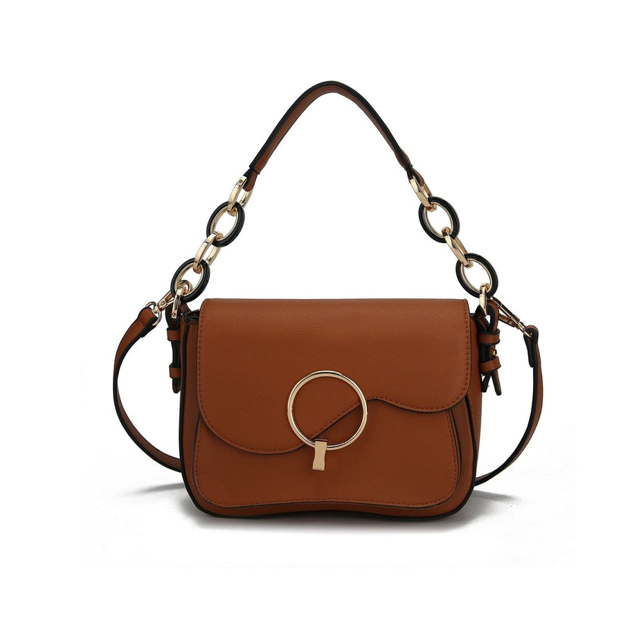 MKFCollection Fantasia Shouder Bag - Vegan Leather Designer Handbag Image 1